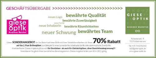 Giese Optik Anzeige