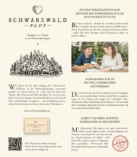 Schwarzwald Plus Anzeige
