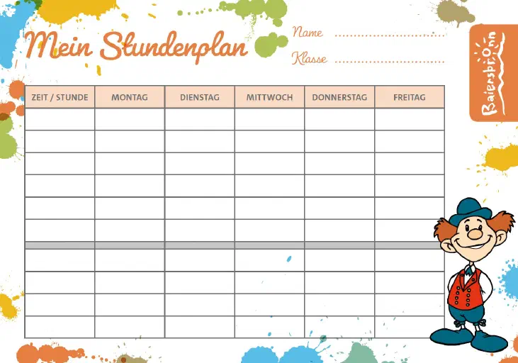 Murgel Stundenplan