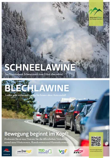 Blechlawine Plakat Variante