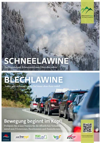 Blechlawine Plakat Variante