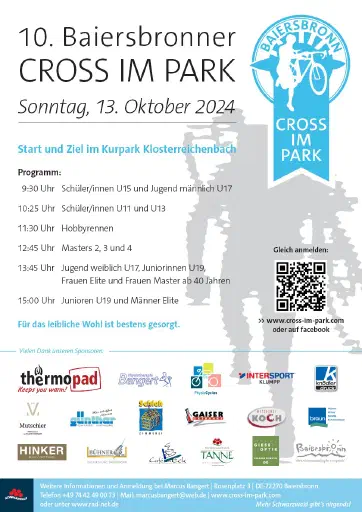 Cross im Park Plakat