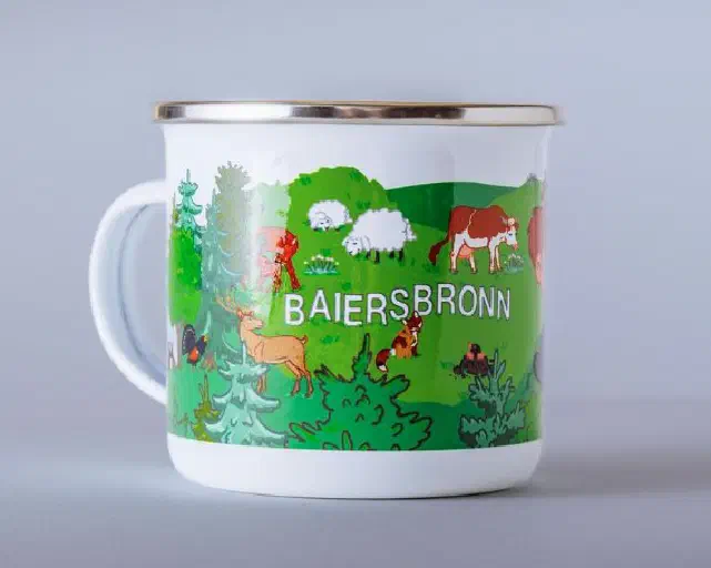 Emaille Tasse 2