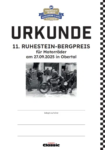 Urkunde BC